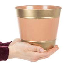 gjenstander Metallpotte/blomsterpotte, Ø17 cm H14,5 cm, 4 stk.