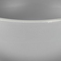 gjenstander Blomsterpotte av plast, blomsterskål, grå, Ø25 cm, H12 cm