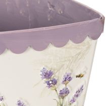 gjenstander Blomsterpotte trillebår med stilig lavendel-utseende 46 cm