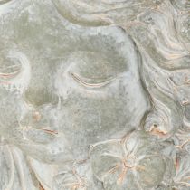 gjenstander Blomsterpotte, engel avstøpt steinfigur, gravdekorasjon 19,5 × 12 × 19,5 cm