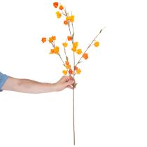 gjenstander Kunstig kinesisk lanterneplante, Physalis-gren med blomster, 95 cm