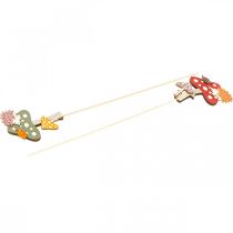 gjenstander Blomsterpinne Fluesopp dekorasjon Pinnsvin Høstdekorasjon 8cm 12 stk.