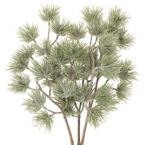 gjenstander Kunstig grangren, stor furukren til vinterdekorasjon, 55 cm, 3 stk.