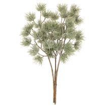 gjenstander Kunstig grangren, stor furukren til vinterdekorasjon, 55 cm, 3 stk.