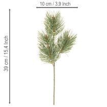 gjenstander Kunstig furugrenpynt til arrangementer 39 cm 6 stk