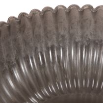 gjenstander Rund, rillet skål, dekorativ beholder for blomsteroppsatser, 20 cm, 2 stk.