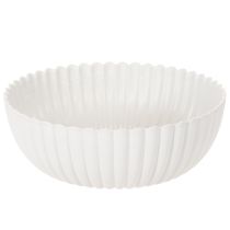 gjenstander Dekorativ bolle, ribbet, stor størrelse 25 cm