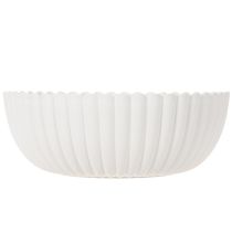 gjenstander Dekorativ bolle, ribbet, stor størrelse 25 cm