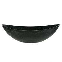 gjenstander Plastbåt antrasitt oval 39cm x 12,5cm H13cm 1 stk.