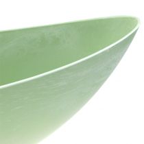 Dekorskål, planteskål, pastellgrønn 55cm x 14,5cm H17cm