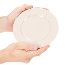 gjenstander Runde, enkle tallerkener til pynt og små oppsatser, 17 cm, 6 deler