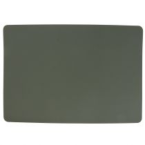 gjenstander Vendbar dekkeunderlag i kunstskinn grønn, grå 4stk