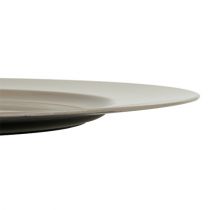 gjenstander Ladeplate Ø33cm platina grå