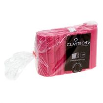 gjenstander Plisserte mansjetter Cerise 14,5cm 100 stk