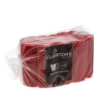 gjenstander Plisserte mansjetter rød 10,5cm 100 stk