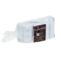 gjenstander Plisserte mansjetter hvit 10,5cm 100 stk