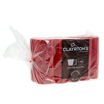 gjenstander Plisserte mansjetter rød 14,5cm 100 stk