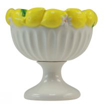 gjenstander Kopp keramikkskål sitron dekorativ skål Ø14,5cm H14cm