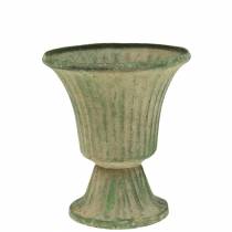 Kopp antikk grønn Ø9cm H10cm
