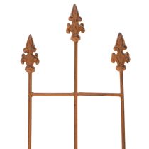 gjenstander Hageespalier, dekorativ hjerteformet plantestøtte for klatreplanter, 98 cm