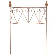 gjenstander Hagestolpe i metall for blomsterbed og allsidig hagedekorasjon, 60 cm