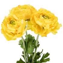 gjenstander Kunstig ranunkel som enkeltblomst for elegant og vedlikeholdsvennlig dekorasjon, 51 cm, 3 stk.