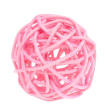 Rotting ball rosa blanding Ø5cm 18stk