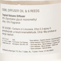 gjenstander Romduftdiffuser med eksotisk kokos- og mangoduft for langvarig friskhet hjemme, 19 cm, 2 stk.