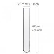gjenstander Reagensrør 200mm × 27mm