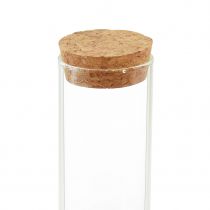 gjenstander Reagensrør dekorativ vase med korklokk Ø4cm H18cm 6stk