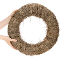 gjenstander Vinrankekrans, ubehandlet, rund, naturlig krans for håndverk, 45 cm
