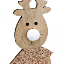 gjenstander Reinsdyrtre dekorativ figur standee jul 12×6,5cm H45cm 2stk