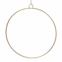 Dekorativ ring for å henge gull Ø35cm 4stk