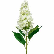 gjenstander Panicle Hydrangea Krem Hvit Kunstig Hortensia Silkeblomst 98cm