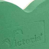 gjenstander Romantisk blomsterskumhjerte 30 cm blomsterskum grønt 2 stk