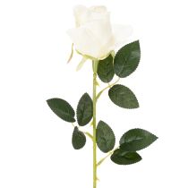 gjenstander Kunstig roseblomst, lang stilk, til vase, 62 cm, 12 stk.
