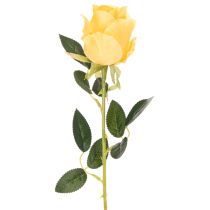 gjenstander Kunstig rose med lang stilk, kunstig blomst, 62 cm, 12 stk.