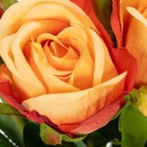 gjenstander Kunstig roseoppsats, et tidløst høydepunkt i ethvert interiør for smakfull dekorasjon, 44 cm, 6 deler