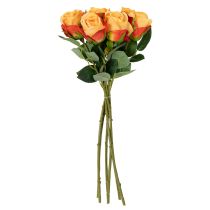 gjenstander Kunstig roseoppsats, et tidløst høydepunkt i ethvert interiør for smakfull dekorasjon, 44 cm, 6 deler