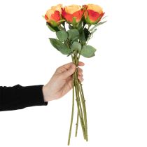 gjenstander Kunstig roseoppsats, et tidløst høydepunkt i ethvert interiør for smakfull dekorasjon, 44 cm, 6 deler