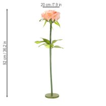 gjenstander Kunstig roseblomst for elegant og sjarmerende innendørsdekorasjon, 92 cm
