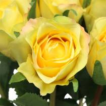 Rose gul 42cm 12stk