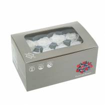 gjenstander Konserverte roser middels Ø4-4,5cm hvite 8 stk