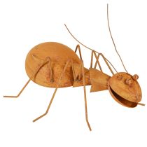 gjenstander Rustdekorasjon Maur Metalldekor Rustfigur Hage 21,5cm