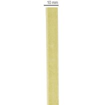 gjenstander Dekorativt fløyelsbånd for blomsterdekorasjon og kreative prosjekter, 10 mm x 20 m