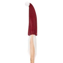 gjenstander Julenissepyntepiker, julenissen med filthatt, 58 cm, 6 stk.