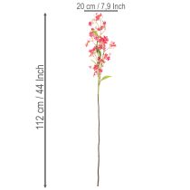 gjenstander Kunstig blomstrende gren Oncidium orkide dekorasjon 112 cm 3 stk