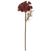 gjenstander Kunstige ryllikblomster røde Achillea kunstige H30cm 6 stk