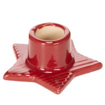 gjenstander Stjerneformet lysholder for kjeglelys, advent og jul, 8 cm, 2 stk.