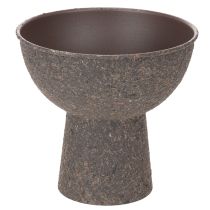 gjenstander Rund planteskål med base, 18 cm